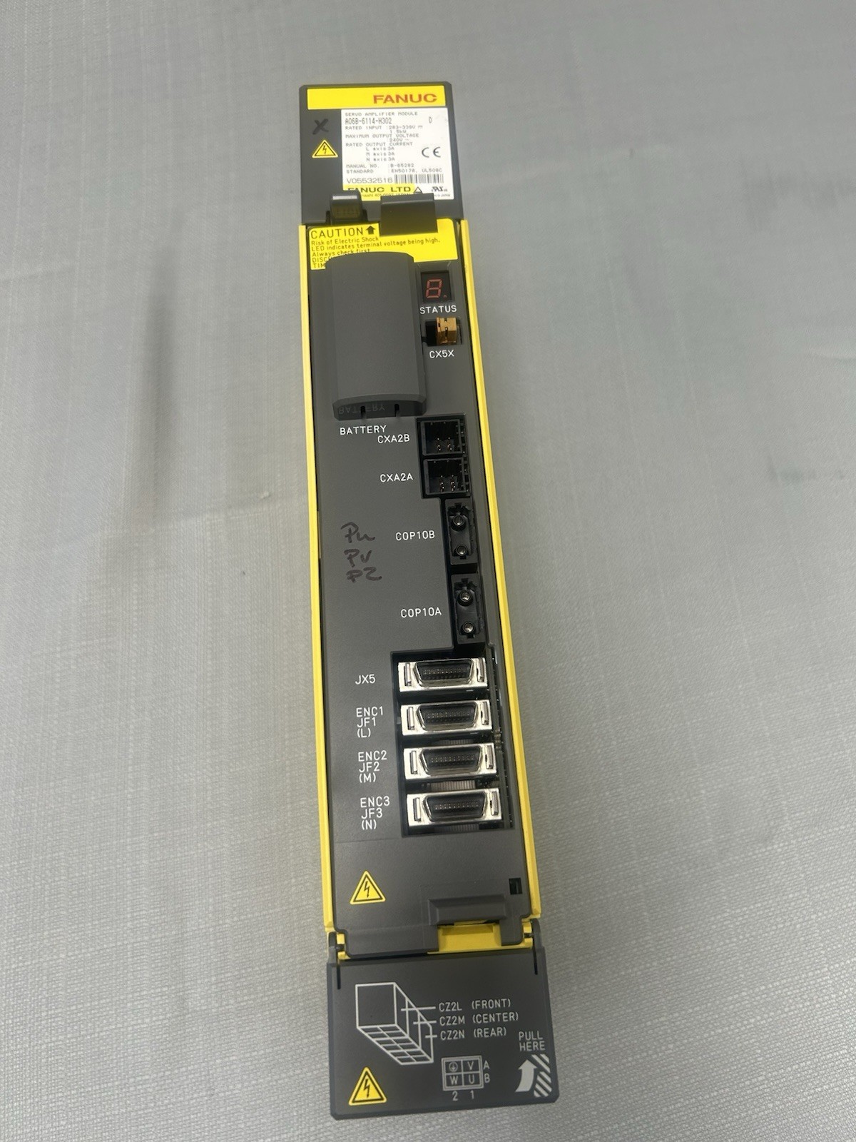 FANUC A06B-6114-H302#550 Servo Amplifier Module For Parts/Repair Untested