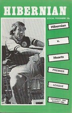 Hibernian v Hearts Scottish Premier League 25th August 1984