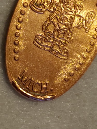 Vintage Adv. Souvenir- Frankenmuth Mich.- Flattened Penny - Picture 3 of 4