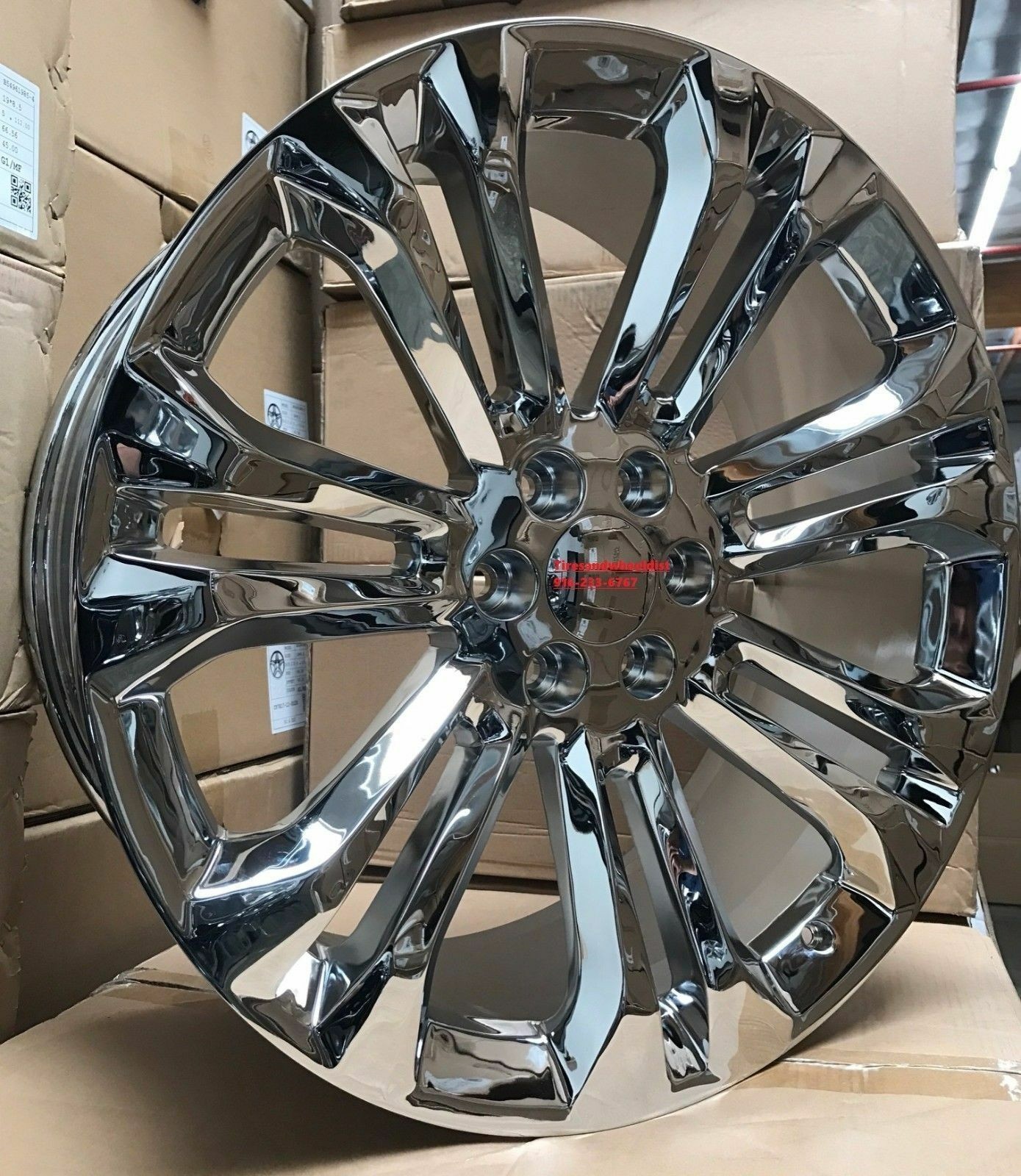 26'' CK159 Chrome Wheels 33'' MT Tires GMC Yukon Silverado Tahoe Sierra ...