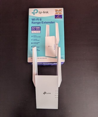 TP-Link RE505X V2 WLAN Repeater WiFi 6 AX1500 Dualband Gigabit LAN OneMesh Weiß