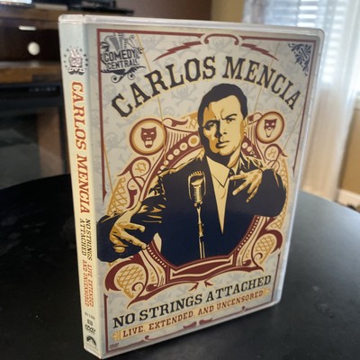 Carlos Mencia - No Strings Attached (Live, Extended and Uncensored) - DVD - GOOD