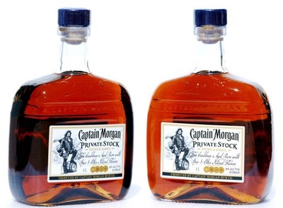 2 X 1, 0 Liter Captain Morgan PRIVATE STOCK Premium Barrel 40%