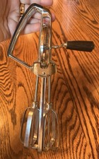 Stainless Steel Vintage Egg Beater Hand Mixer...