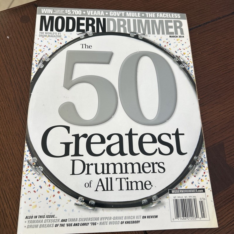 BOGO Listing - Modern Drummer - March 2014 and One Free Issue!