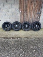 Mercedes Clk W209/C W204 18” AMG Alloy Wheels & Tyres 2 Pairs..Staggered Black..