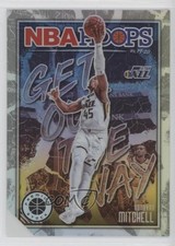 2019 Panini NBA Hoops Premium Stock Get Out the Way Holo Donovan Mitchell #6 oh4