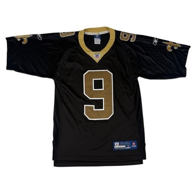 Reebok Drew Brees New Orleans Saints Jersey Mens Small Black NFL Equipment 9