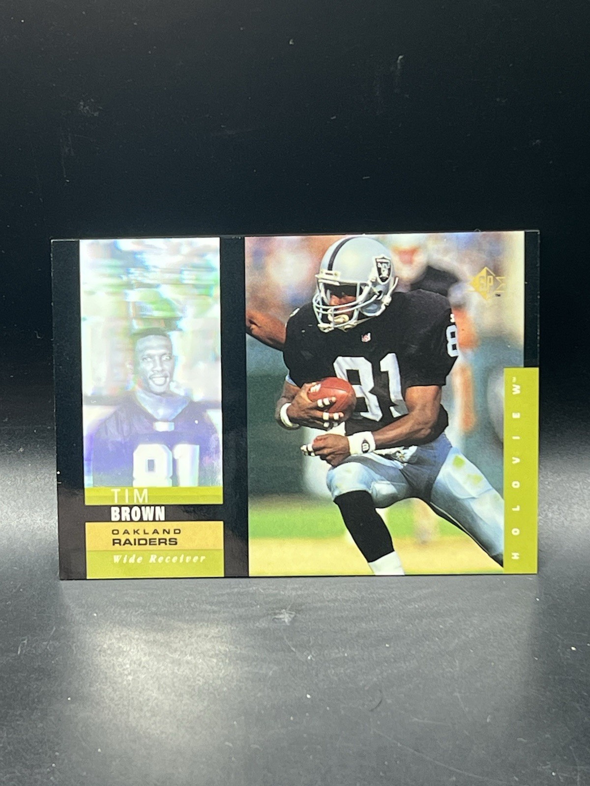 Tim Brown 1995 Upper Deck SP Holoview #15 Insert