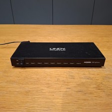 Lindy 38059 8 Port HDMI 4K Splitter 1x8 UHD 10.2G 3D 1080p Desktop Switch