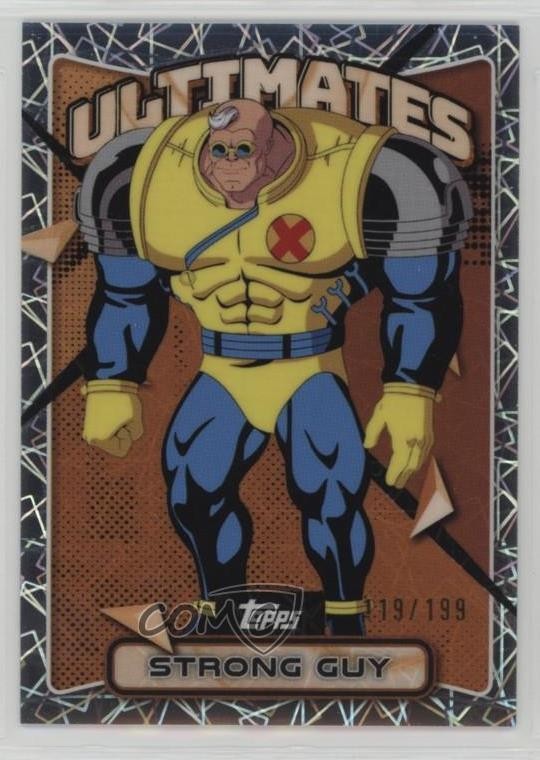 2025 Topps Finest X-Men '97 Laser Refractor /199 Strong Guy #15