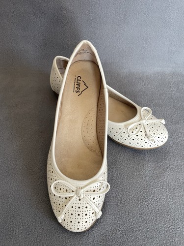 Cliffs by White Mountain C31479 hellbraune Damen-Ballerinas 8,5 Medium hervorragender Zustand - Bild 6 von 7