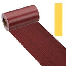 4"x33' Self-Adhesive Wood Grain Repair Tape with Scraper, Red