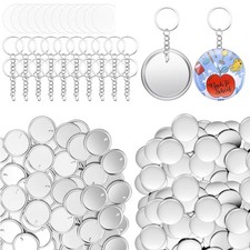 Keychain and 58mm Button Badge Set for Keyring Decoration, Bag, Luggage