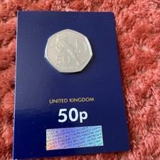 Roger Bannister 50p 2019 From The British Culture Set sealed  change checker
