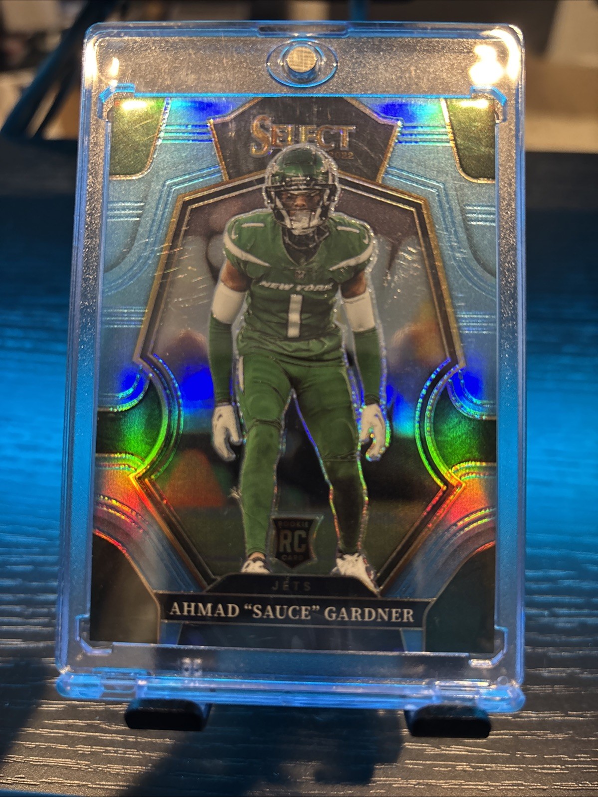 2022 Panini Select Football Ahmad “Sauce” Gardner #177 Light Blue Prizm /99
