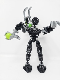 Lego 8729 -Bionicle Toa Nuparu Inika Toa As Is No Manual or Canister As Pictured
