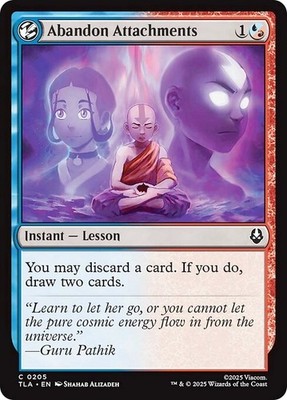 ABANDON ATTACHMENTS x4 mtg NM-M The Last Airbender 4 Common