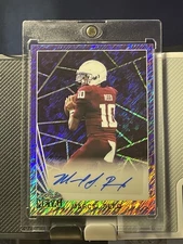 2024 Leaf Metal Marcel Reed PURPLE SHIMMER /8 AUTO! TEXAS A&M!🔥🔥