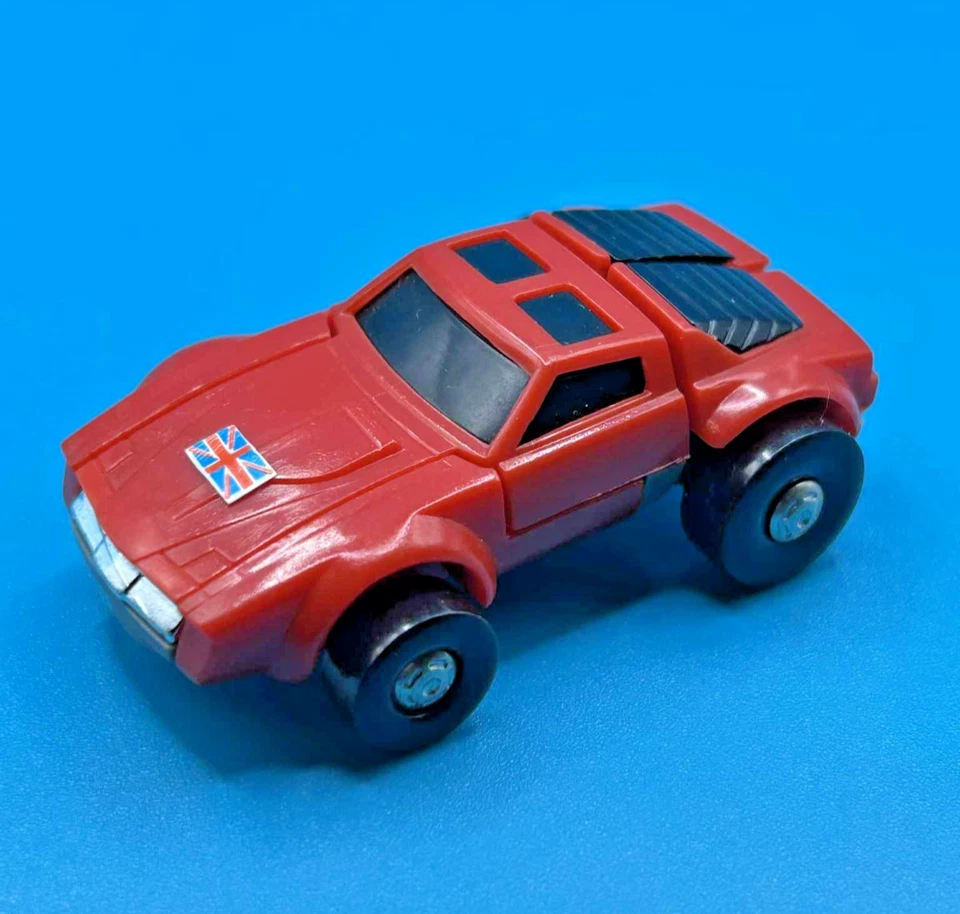 Cargador de viento G1 Transformers La bandera británica Union Jack variación raro Foto 2 de 2