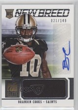 2014 Panini Elite New Breed Materials Signatures /149 Brandin Cooks #8 Auto 3f2