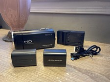 Sony HDR-CX230 8GB Handycam Digital Camcorder Black W 2 batts Charger