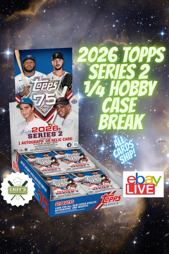 2026 TOPPS SERIES 2 BASEBALL 1/4 HOBBY CASE (3 BOX) BREAK #5