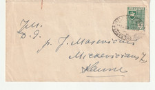 Litauen Brief mit großem ovalen Stempel 30er Jahre (RR??)