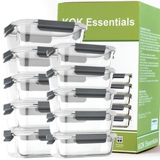 Food Storage Containers 10 Packs - Eco Friend...