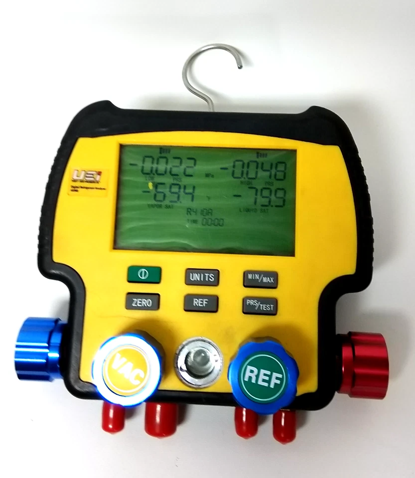 UEI Digital Refrigeration System Analyzer Instruments AK940 W/case, hoses and cl - Image 3 of 4