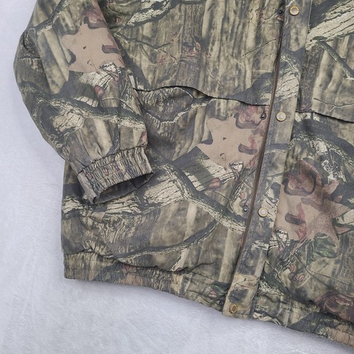Mossy Oak Break Up Infinity Camo Zip Canvas Twill Jacket Mens XXL Full Zip Lined - Picture 15 of 17
