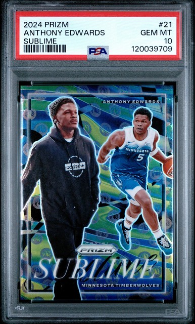 2024 Prizm Anthony Edwards Sublime PSA 10