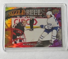 2025-26 UD Series 1 Matthew Knies SR-16 Sizzle Reel SP RED /199 Maple Leafs