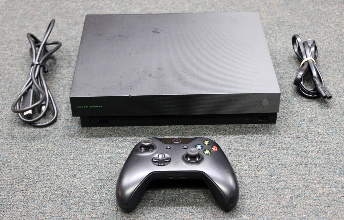 Microsoft Xbox One X Black Video Game Consoles for sale - eBay