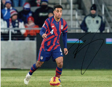 Team USA Tyler Adams  Autographed Signed 8x10 Photo COA #8