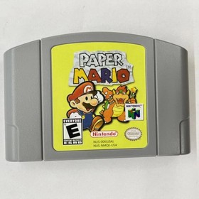 Paper Mario - Nintendo 64 (N64) Exclusive release Rare find Collector's item