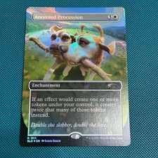 Anointed Procession MTG Foil Single Card Dog and Cat Used