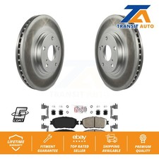 Front Coated Disc Brake Rotors And Ceramic Pads Kit For 2004-2006 Lexus ES330