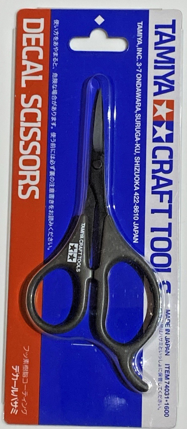 Tamiya Decal Scissors for RC Model Kits – Precision Tool Part 74031 New
