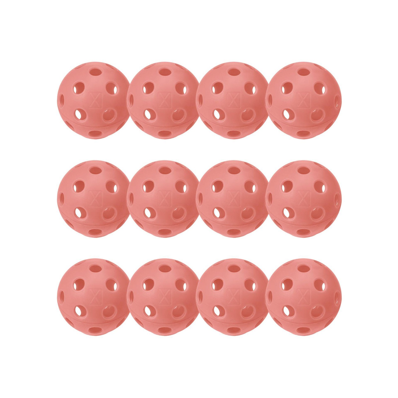 Franklin Indoor X-26 Pickleball Pack of 12 Pack of 12 Orange Pack of 12 Orange 9190₽