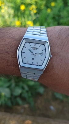 SEIKO QUARTZ 80s 八角形 置時計 antique Vintage Vintage Seiko Quartz 8223-504A ✨ 1980's Retro Hexagonal Classic