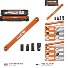 Coobeast 38 Inch Offset Extension Wrench Impact Ready Socket Wrench Extender...
