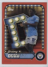 2025 Manchester City FC Collector Tin Name in Lights Red Foil Jeremy Doku 9et