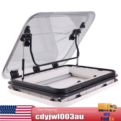 500 x700mm Caravan RV Motor Home Skylight Roof Vent Hatch Cut Out Anti-UV Window