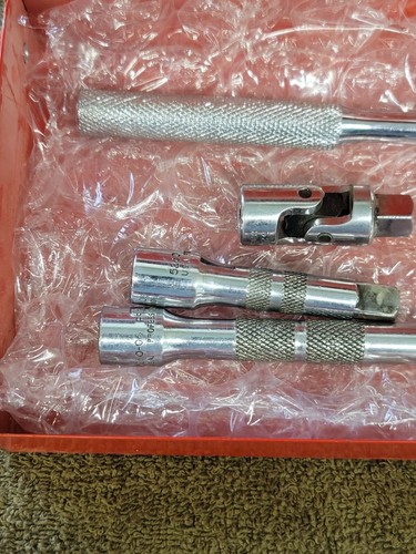 Proto J52134 Socket 6 Point Extension Ratchet Deep Well Sae 3/8" To 7/8" Set - Picture 2 of 24