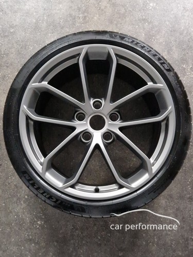 Porsche 982 718 Felgen Spyder Rad 20 Zoll Cayman Boxster Sommerräder dark silver - Bild 5 von 10