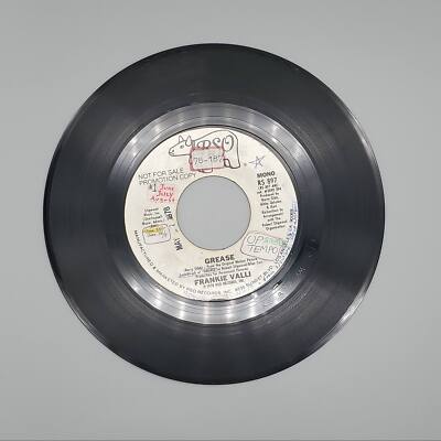 Frankie Valli Grease Single Record RSO 1978 RS 897 PROMO