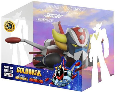 UFO Robot Goldorak Chibi Spazer PVC Money Bank Tirelire Plastoy