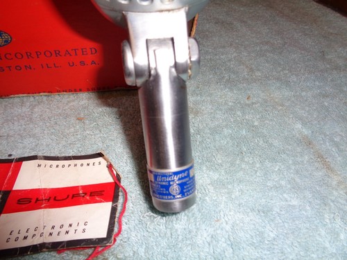 Shure 55S Vintage Dynamic Elvis Art Deco Microphone (tested, works well) - Picture 7 of 24