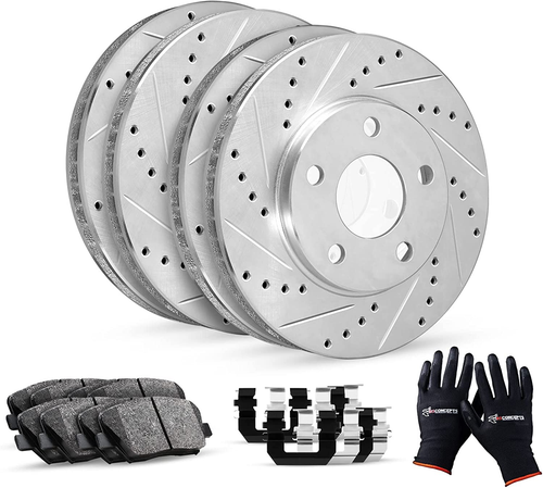 Front Rear Brakes and Rotors Kit |Front Rear Brake Pads| Brake Rotors and Pads|